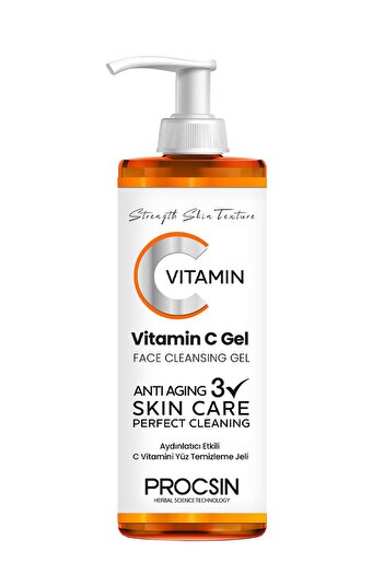 PROCSIN Aydınlatıcı Etkili C Vitamini Yüz Temizleme Jeli 150 ML