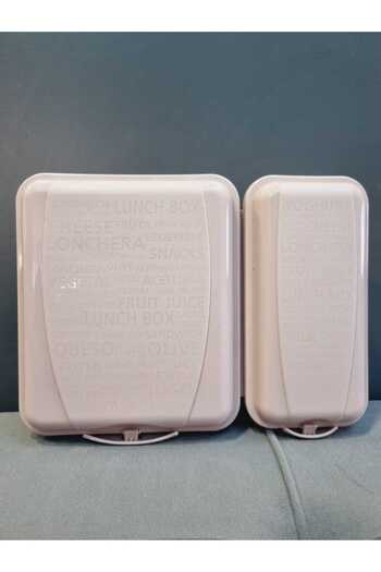 Lider MAGNESİA Takeaway - Compartmented Feeding Bowl Set with Fork and Bias