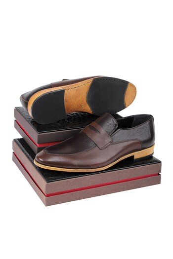 Ducavelli Milazzo Hakiki Deri Erkek Klasik Ayakkabı, Loafer Klasik Ayakkabı