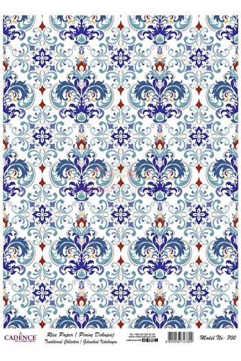 Cadence Rice Decoupage - Model 700