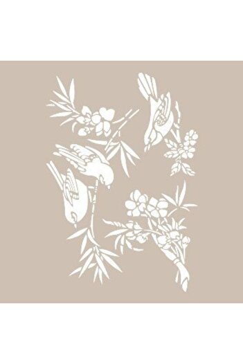 Cadence Flower and Bird Model As502 A4 Stencil