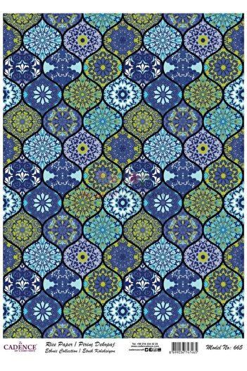 Cadence Rice Decoupage - Model 665