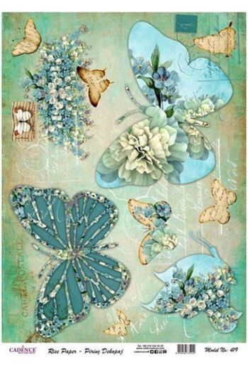 Cadence Rice Decoupage - Model 419