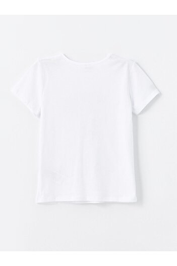 LC Waikiki Κοντομάνικο μπλουζάκι Girl - Crew Neck με στάμπα