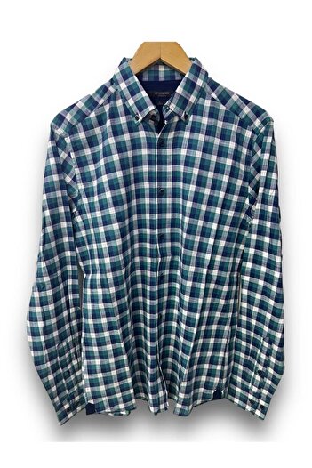 LC Waikiki MEN'S SLIM SIZE GREEN SHIRT