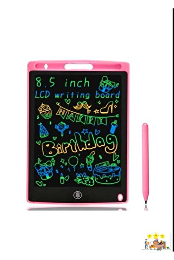 CANDARİKO Writing Tablet Lcd 8.5 Inç Uyumlu Dijital Kalem Çizim Yazı Tahtası Grafik Not Yazma Eğitim Tableti İ