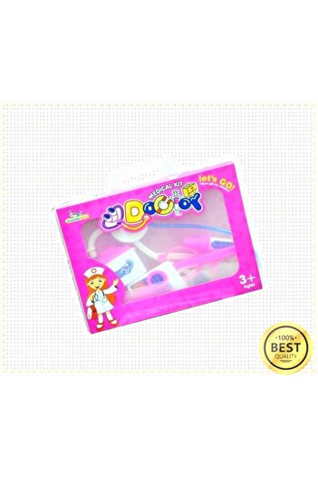 OMZ Çantalı Doktor Set 10 Parça Birthday Toys  Kız Erkek Cocuk Egitici Montessori Oyuncaklar Naturel