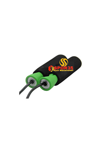 SPOR35 Deluxe Yellow Sponge Jump Rope with Handle