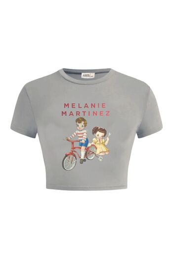 Carpe Gray Melanie Martinez Crop Top