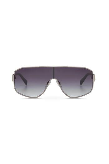 Hermossa Geometric Patterned Hm 1668 C4 141 Women's Gray Metal Sunglasses