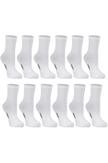 Ozzy Socks Women's 12' Cream Colored Unlined Short Tennis Socks