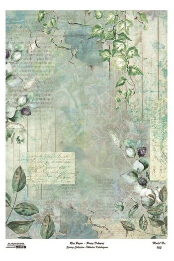 Cadence Rice Decoupage-962