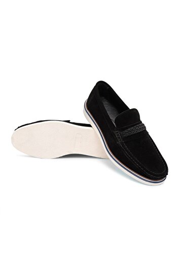 Ducavelli Men's Casual Loafer - Genuine Leather and Suede, Trapani Model