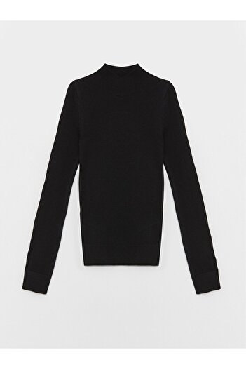LC Waikiki Half Turtleneck Plain Long Sleeve Women's Knitwear Sweater