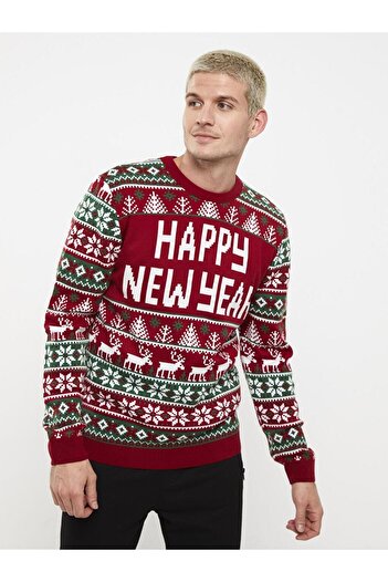 LC Waikiki XSIDE Crew Neck Long Sleeve Men's Knitwear Sweater