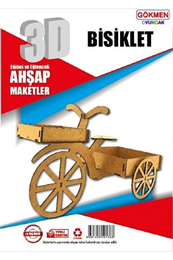 Gökmen Oyuncak Ahşap 3D Maket (3 Boyutlu Maket)