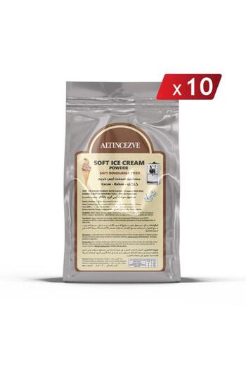 Altıncezve Soft Dondurma Tozu Kakaolu 1.300 Gr X 10 Adet - 5l (süt)