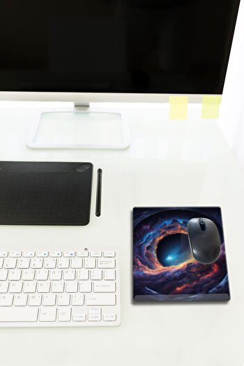 Decorita Glass Mouse Pad |   Glass Table Mat |   Night Sky |   Small |   18cm X 22cm