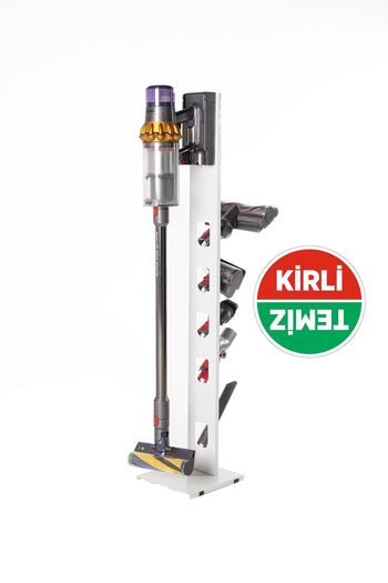 thorqtech Βάση κάθετης ηλεκτρικής σκούπας Bosch σε λευκό χρώμα - Συμβατά με μοντέλα