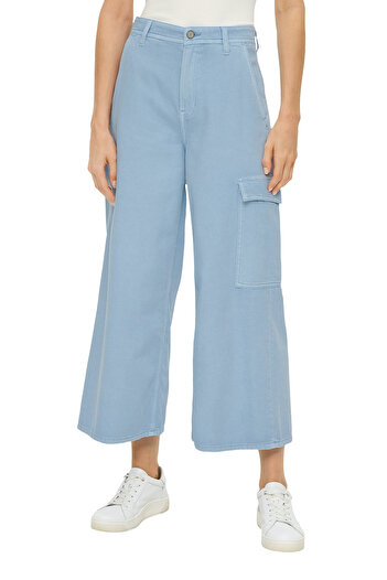 s.Oliver Jeans Regular Fit High Rise Wide Leg Culotte2146068