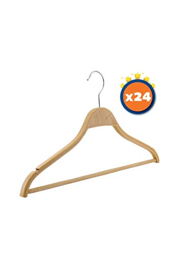 NYN Set of 24 Wooden Hangers