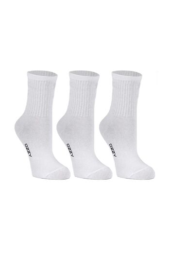 Ozzy Socks Women's 12' Cream Colored Unlined Short Tennis Socks