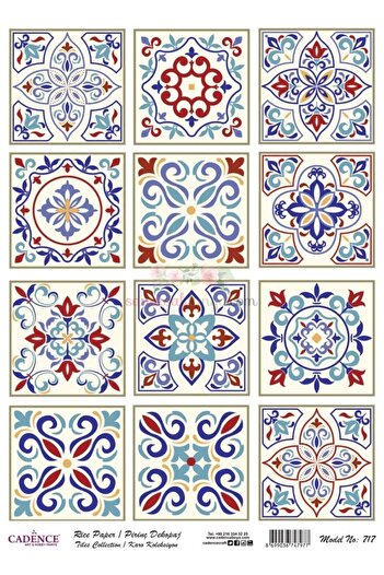 Cadence Rice Decoupage - Model 717