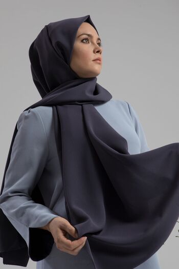 LYRA Smoked Vega Crepe Shawl 10102