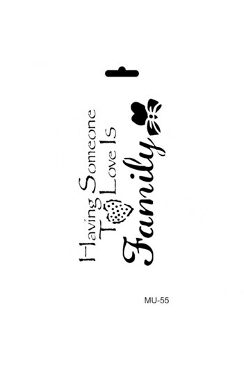 Cadence Stencil (template) 10x25 Cm