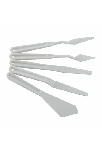 Tasula Hobi Plastic Spatula Set of 5