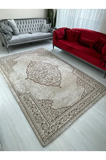 MEKA TEKSTİL Husa de covor elastic din catifea model otoman