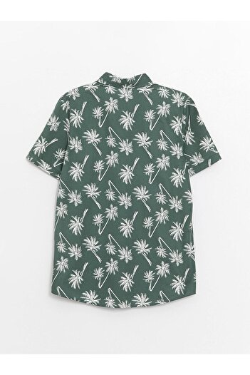 LC Waikiki LCW Kids Patterned Short Sleeve Boy's Shirt