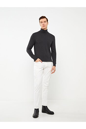 LC Waikiki Classic Turtleneck Long Sleeve Men's Knitwear Sweater