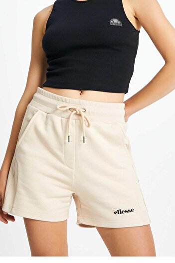 Ellesse Women's Regular Beige Shorts - EF155-BG
