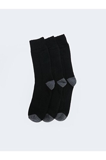 LC Waikiki LCW ACCESSORIES Plain Men's Socks 3-Piece