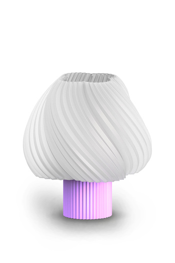 AHWALL Modern French Model Paris Clarté - Decorative Lampshade Purple