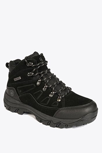 Hammer Jack Homer Hakiki Deri Outdoor Su Geçirmez Siyah Outdoor Kadın Trekking Bot
