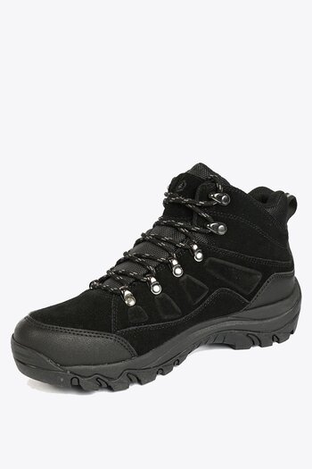 Hammer Jack Homer Hakiki Deri Outdoor Su Geçirmez Siyah Outdoor Kadın Trekking Bot