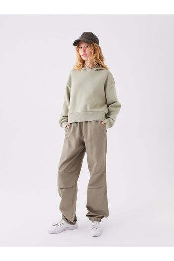 LC Waikiki Comfortable Molded Women's Trousers with Elastic Waist