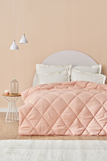Sarah Anderson Grimes Microfiber Double Duvet Salmon