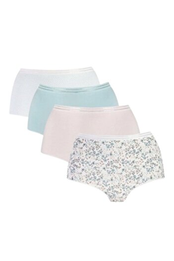 Öztaş Underwear Chiloți colorați din 4 piese pentru damă