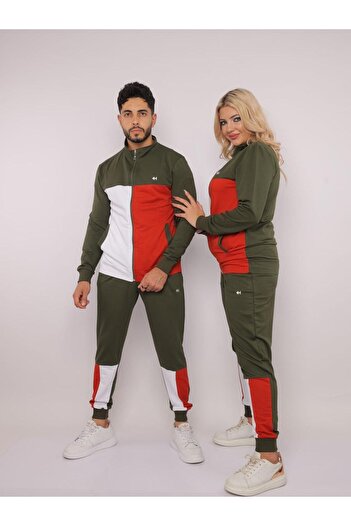 CLASSY.MODA Σετ φόρμας 3 τεμαχίων κάτω-πάνω-μπλουζάκι- κέντημα - αθλητικό σετ - υψηλής ποιότητας - τιμή μονό
