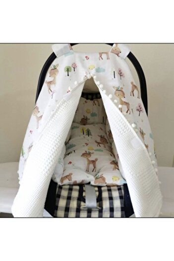 deva design 100% Cotton Organic Muslin Pique Stroller Set