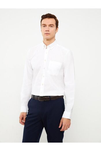 LC Waikiki LCWAIKIKI Basic Regular Fit з довгим рукавом, оксфордська чоловіча сорочка