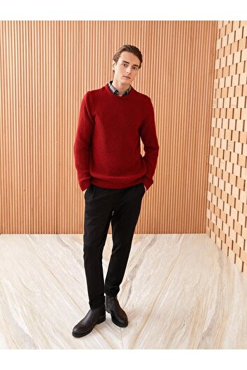 LC Waikiki LCW ECO Crew Neck Long Sleeve Men's Knitwear Sweater