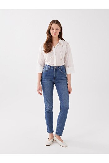 LC Waikiki LCW Jeans High Waist Straight Fit Women's Jean Pants