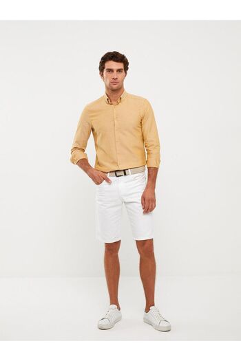 LC Waikiki LCWAIKIKI Basic Slim Fit Uzun Kollu Oxford Erkek Gömlek