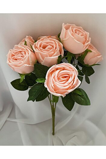 Z&B FLOWERS Yapay Çiçek Gerçek Gibi Görünen Şakayık Gül Vazo Çiçeği ,masa Çiçeği