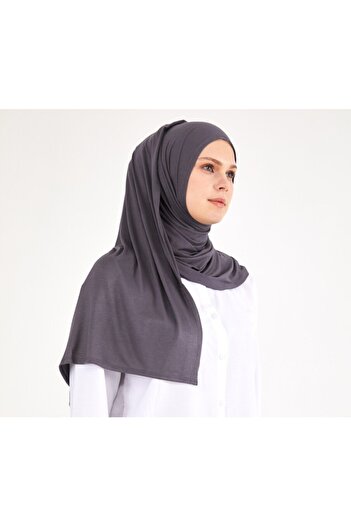 Differenza Combed Cotton Shawl Anthracite