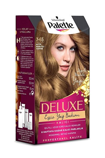 Palette 7-65 Altın Parıltılı Toffee Saç Boyası 6281031271018
